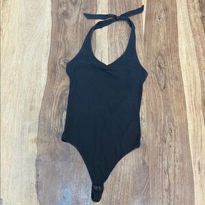 Hollister Black Halter Bodysuit